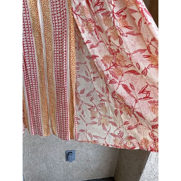 Free People Squared Off Convertible Maxi Skirt - Size Large - Multicolored - Picture 7 of 13